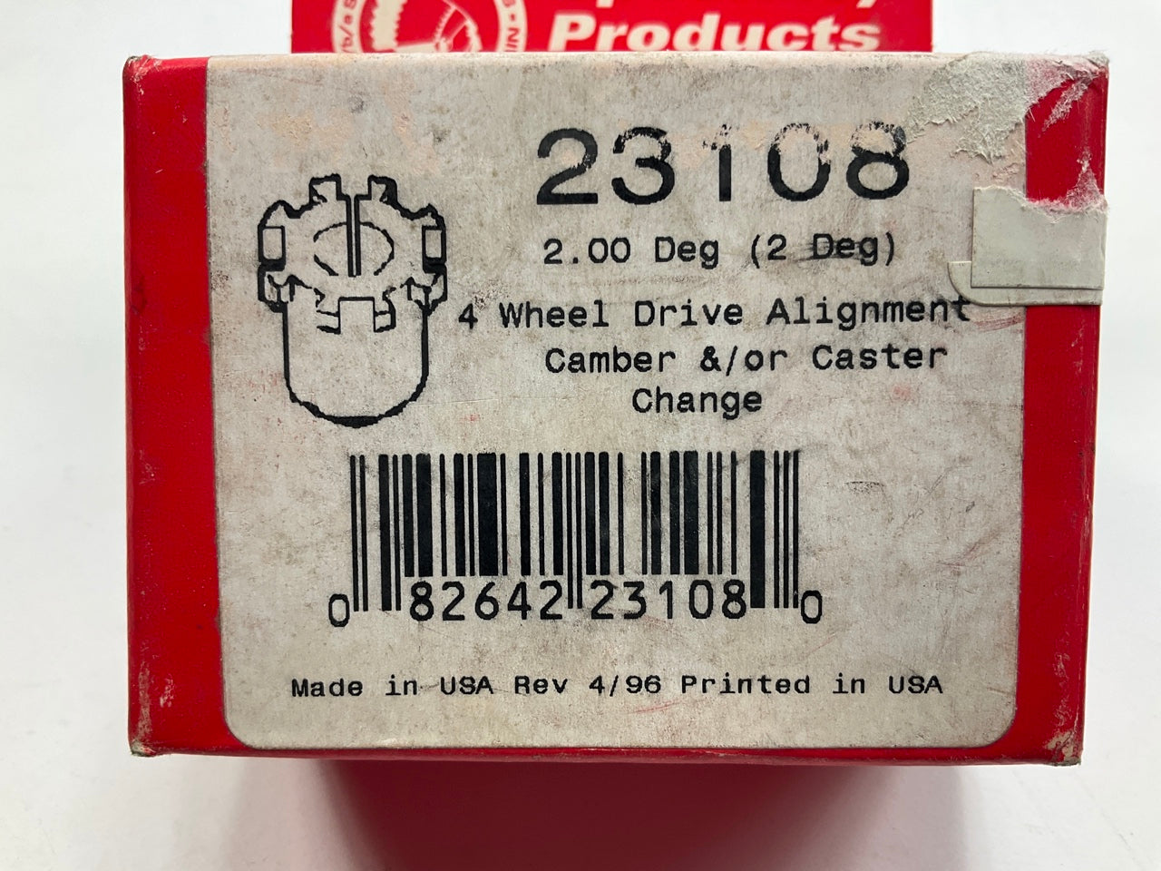 (2) Specialty Products 23108 Front Camber/Caster Alignment Bushing - 2 Degree