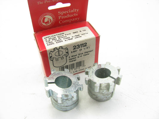 (2) Specialty 23112 Front Camber/Caster Alignment Bushing - 1-1/2 Degree 4WD