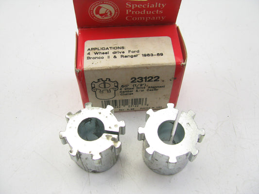 (2) Specialty 23122 Front Alignment Caster Camber Bushing - 1/2 Degree 4WD