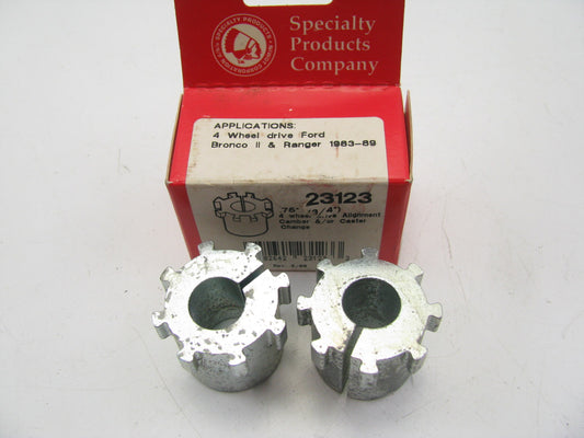 (2) Specialty Products 23123 Camber/Caster Alignment Bushing - 3/4 Degree 4WD