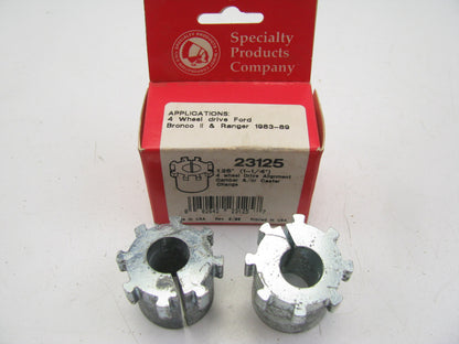 (2) Specialty 23125 Front Alignment Caster/Camber Bushing 1-1/4 Degree 4WD