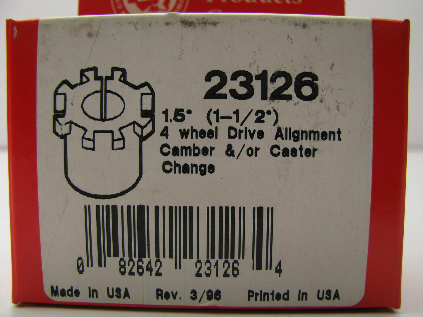 Specialty Products 23126 Front Alignment Caster/Camber Bushing 1-1/2 Degree 4WD