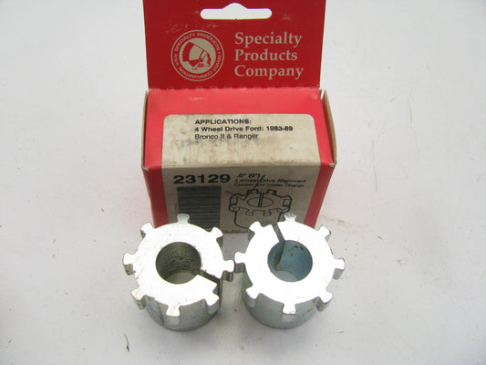 (2) Specialty Products 23129 Front Alignment Caster Camber Bushing 0 Degree 4WD