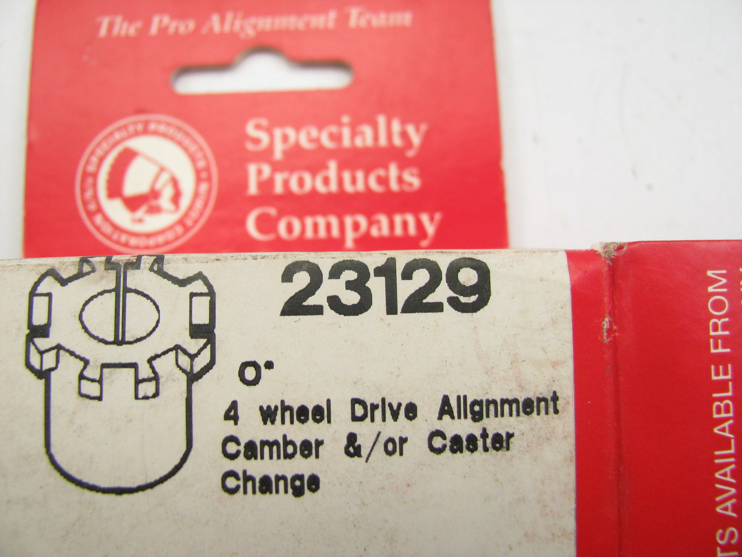 (2) Specialty Products 23129 Front Alignment Caster Camber Bushing 0 Degree 4WD