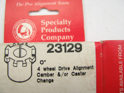 (2) Specialty Products 23129 Front Alignment Caster Camber Bushing 0 Degree 4WD