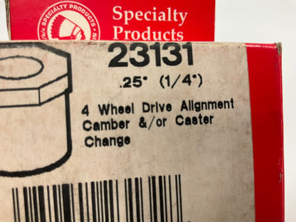 (2) Specialty 23131 Front Camber/Caster Alignment Bushing - 1/4 Degree 4WD