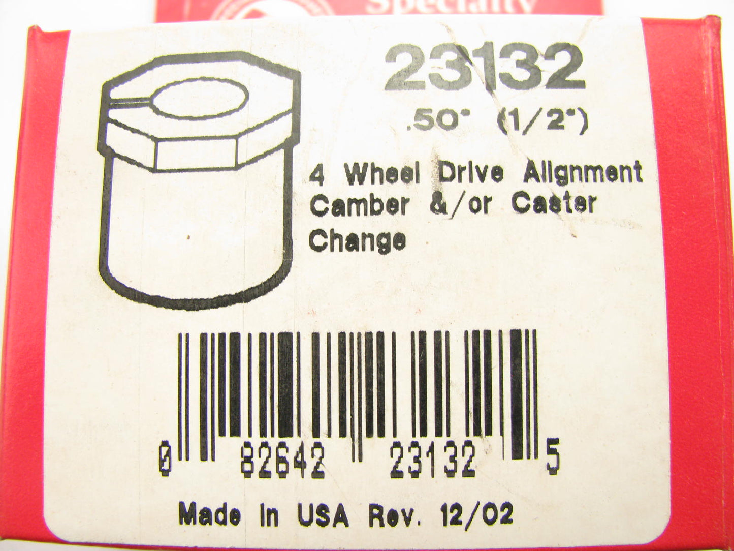 Specialty Products 23132 Front Camber/Caster Alignment Bushing - 1/2 Degree 4WD