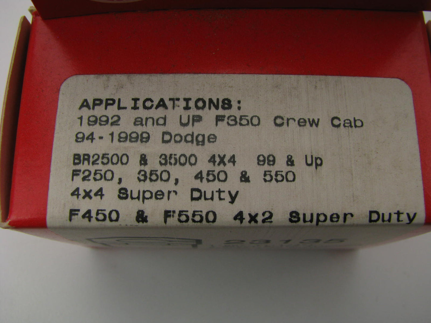 Specialty Products 23134 Front Camber/Caster Alignment Bushing - 1 Degree