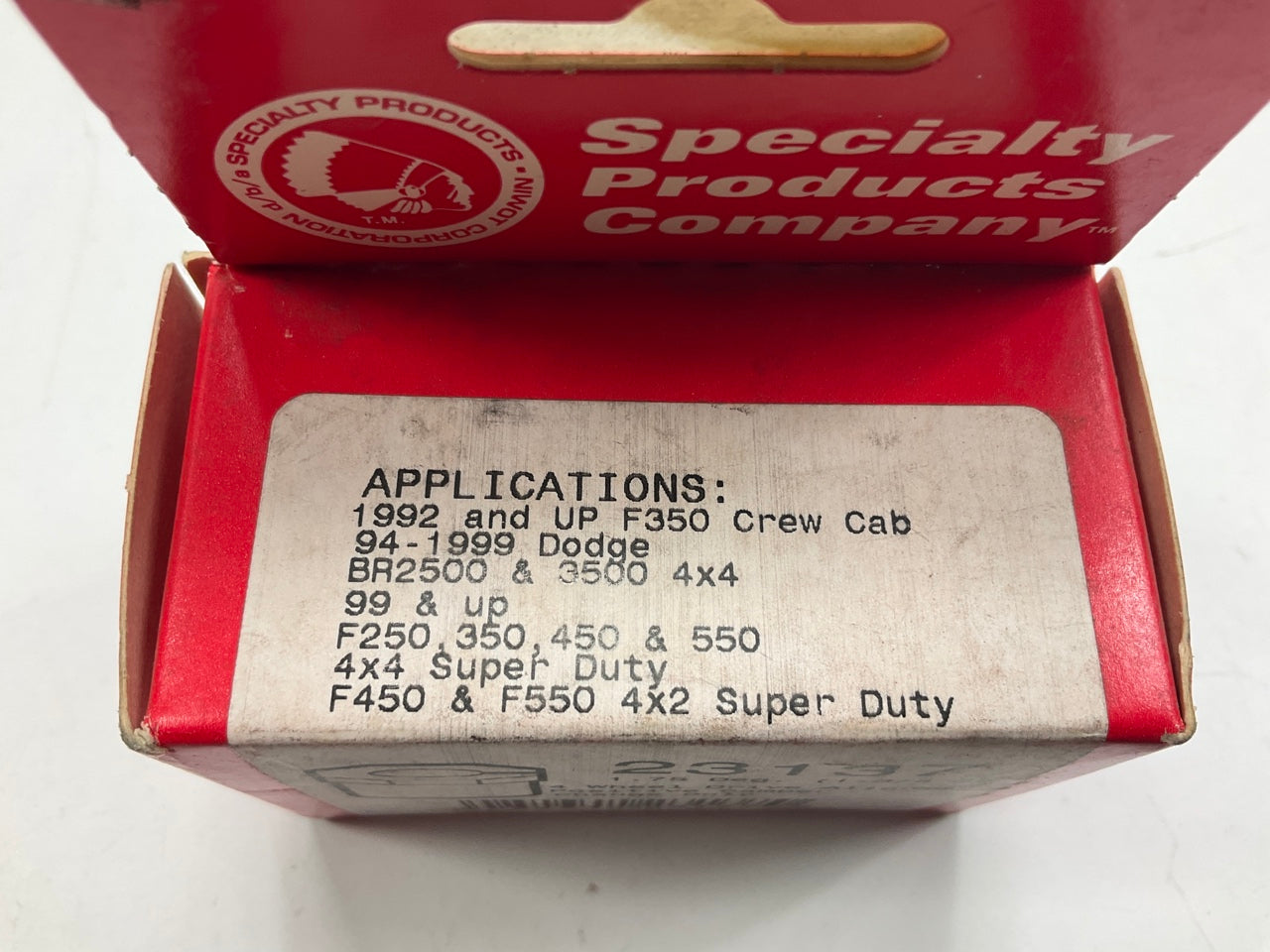 (2) Specialty 23137 Front Camber/Caster Alignment Bushing - 1-3/4 Degree