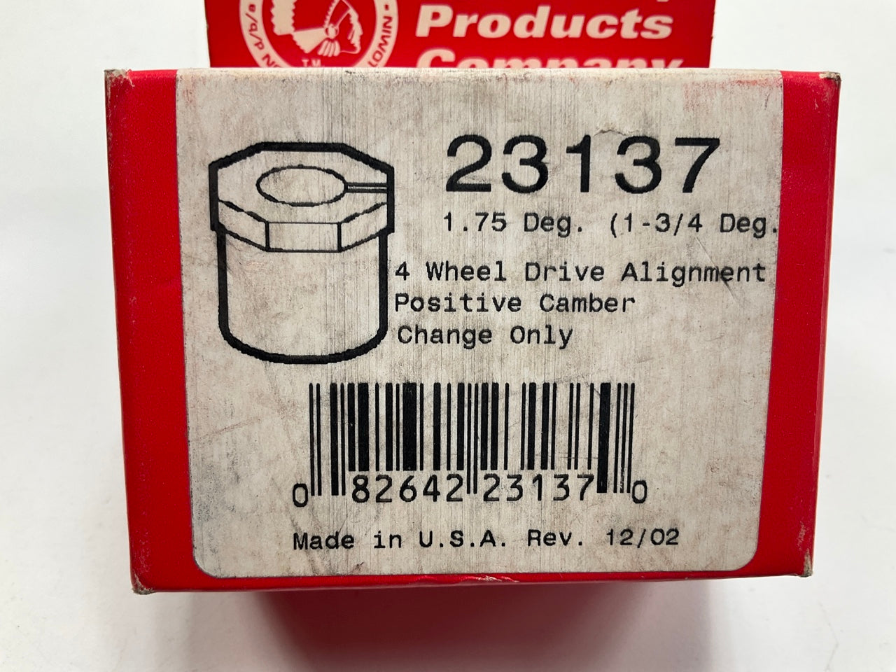 (2) Specialty 23137 Front Camber/Caster Alignment Bushing - 1-3/4 Degree