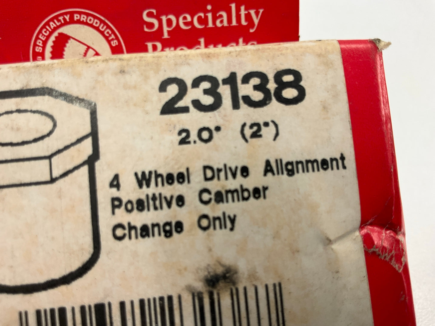 (2) Specialty 23138 Front Camber/Caster Alignment Bushing - 2 Degree 4WD