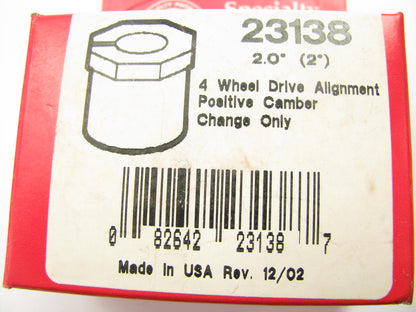 Specialty Products 23138 Front Camber/Caster Alignment Bushing - 2 Degree 4WD
