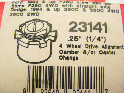 Specialty Products 23141 Front Alignment Caster / Camber Bushing - 1/4 Degree