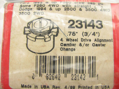 Specialty Products 23143 Alignment Caster/Camber Bushing - 3/4 Degree