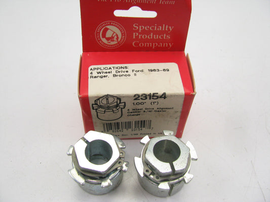 (2) Specialty 23154 Front Alignment Caster Camber Bushing - 1 Degree 4WD