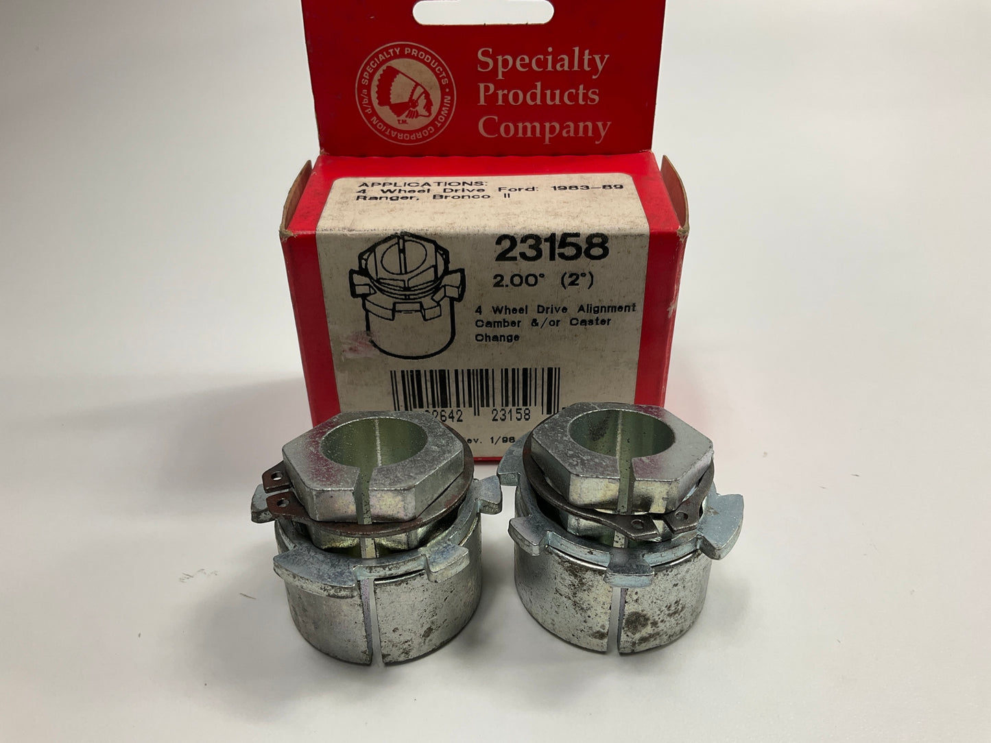 (2) Specialty Products 23158 Alignment Caster Camber Bushing - 2 Degree 4WD