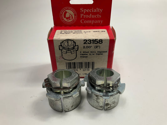 (2) Specialty Products 23158 Alignment Caster Camber Bushing - 2 Degree 4WD