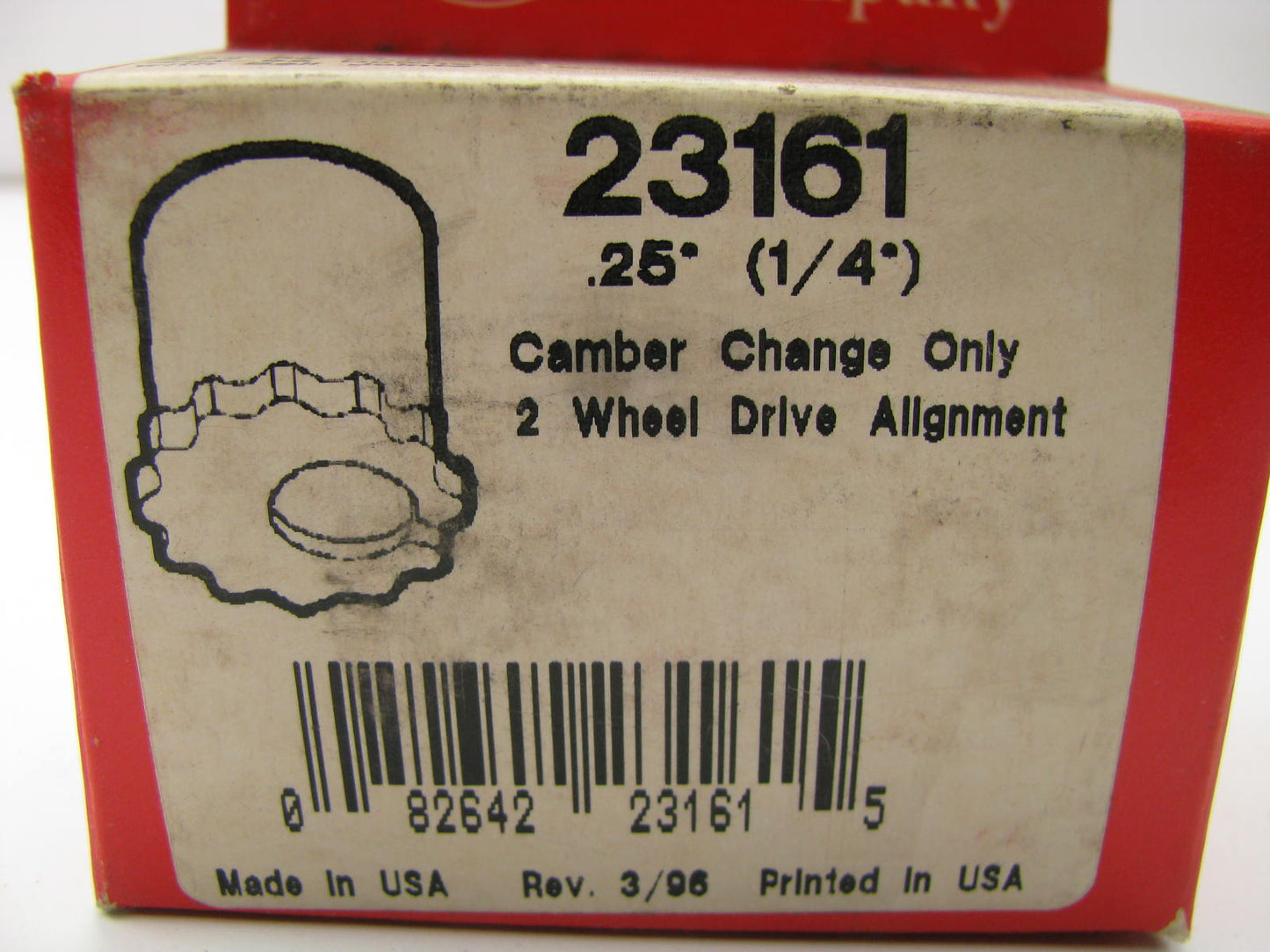 Specialty Products 23161 Front Alignment Caster/Camber Bushing 1/4 Degree RWD