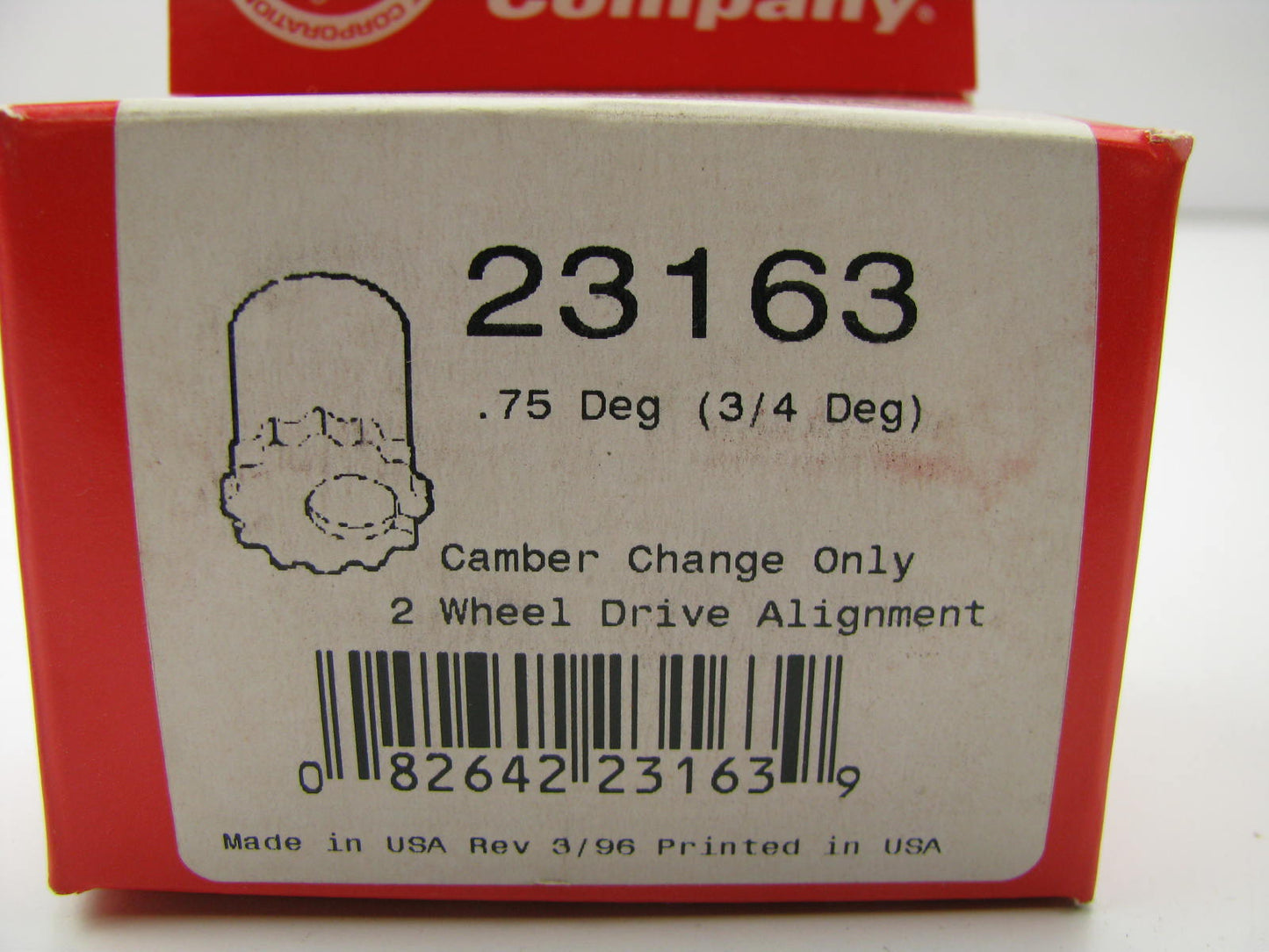 Specialty Products 23163 Front Alignment Caster/Camber Bushing 3/4 Degree RWD