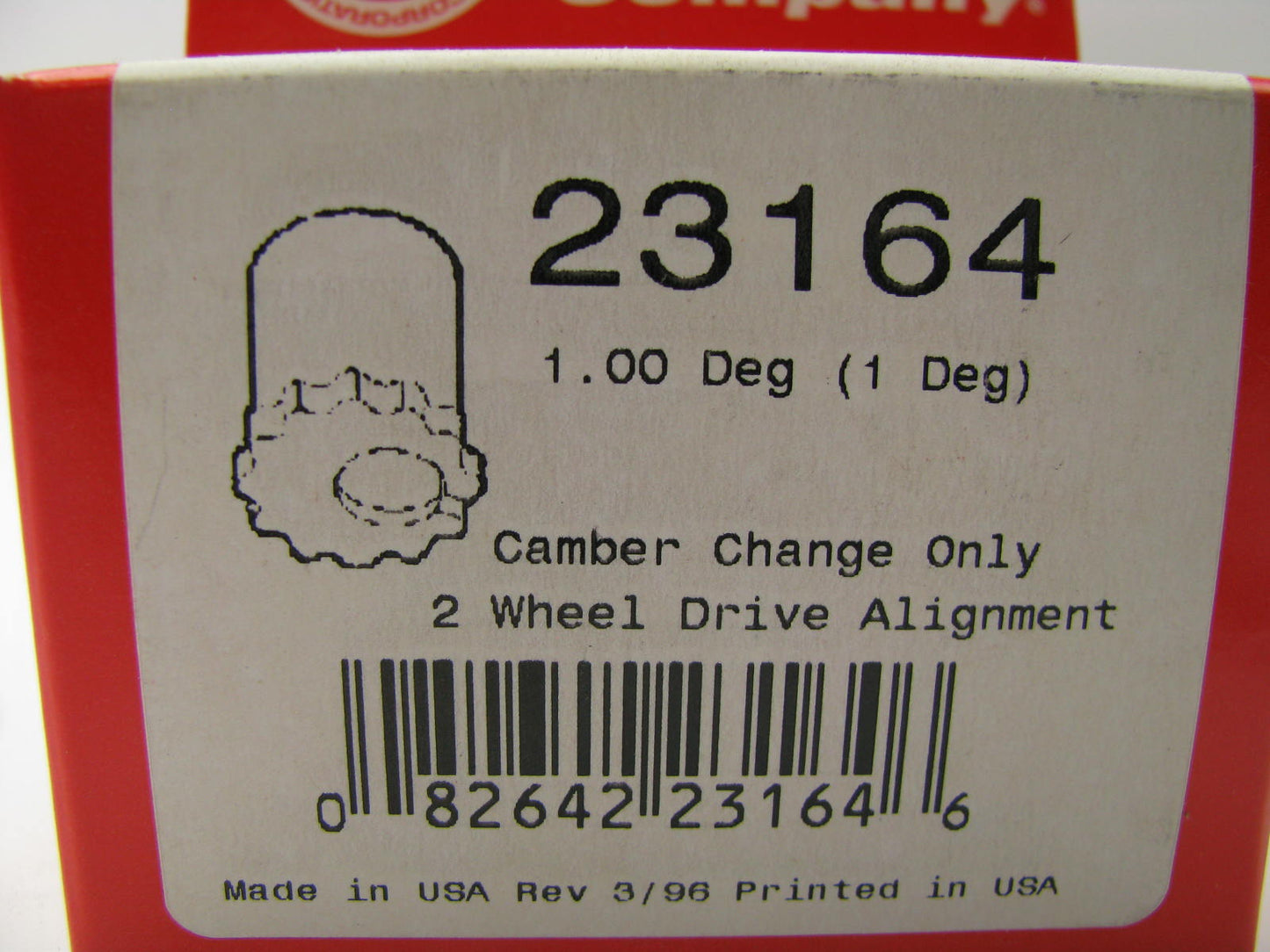 Specialty Products 23164 Front Alignment Caster/Camber Bushing 1 Degree RWD