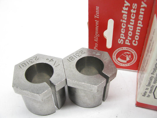 (2) Specialty Products 23181 Front Camber/Caster Alignment Bushing - 1/4 Degree