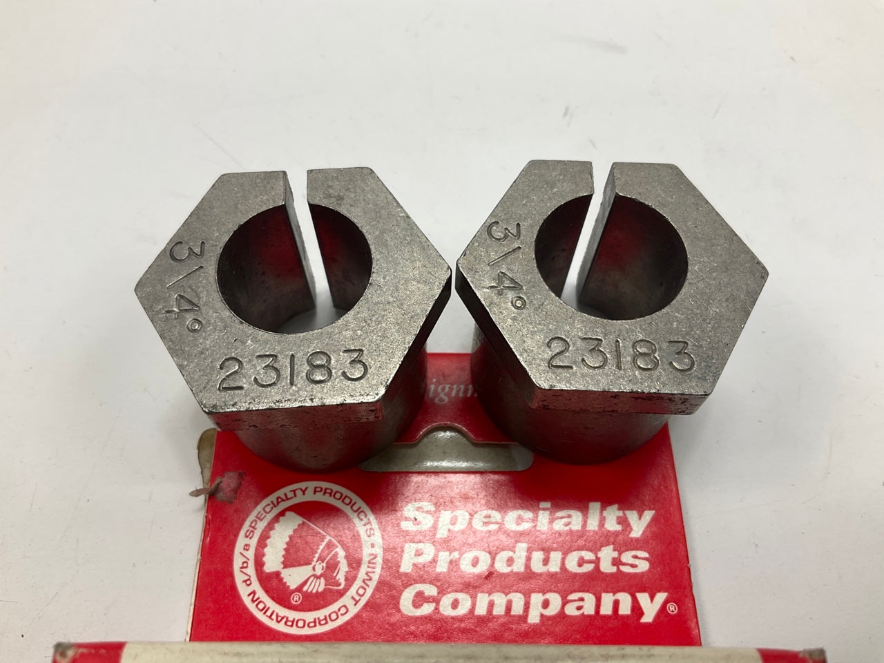 (2) Specialty 23183 Front Alignment Caster/Camber Bushing 3/4 Degree RWD