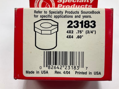 (2) Specialty 23183 Front Alignment Caster/Camber Bushing 3/4 Degree RWD