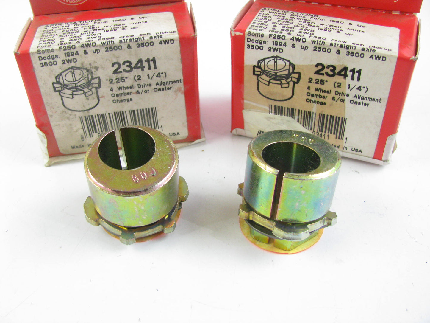 (2) Specialty Products 23411  Caster Camber Bushings 2.25 DEGREE 4WD