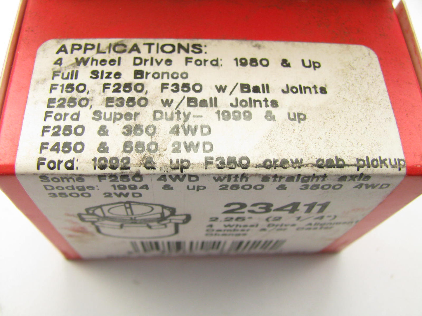 Specialty Products 23411 Front Alignment Caster Camber Bushing 2.25 DEGREE  4WD