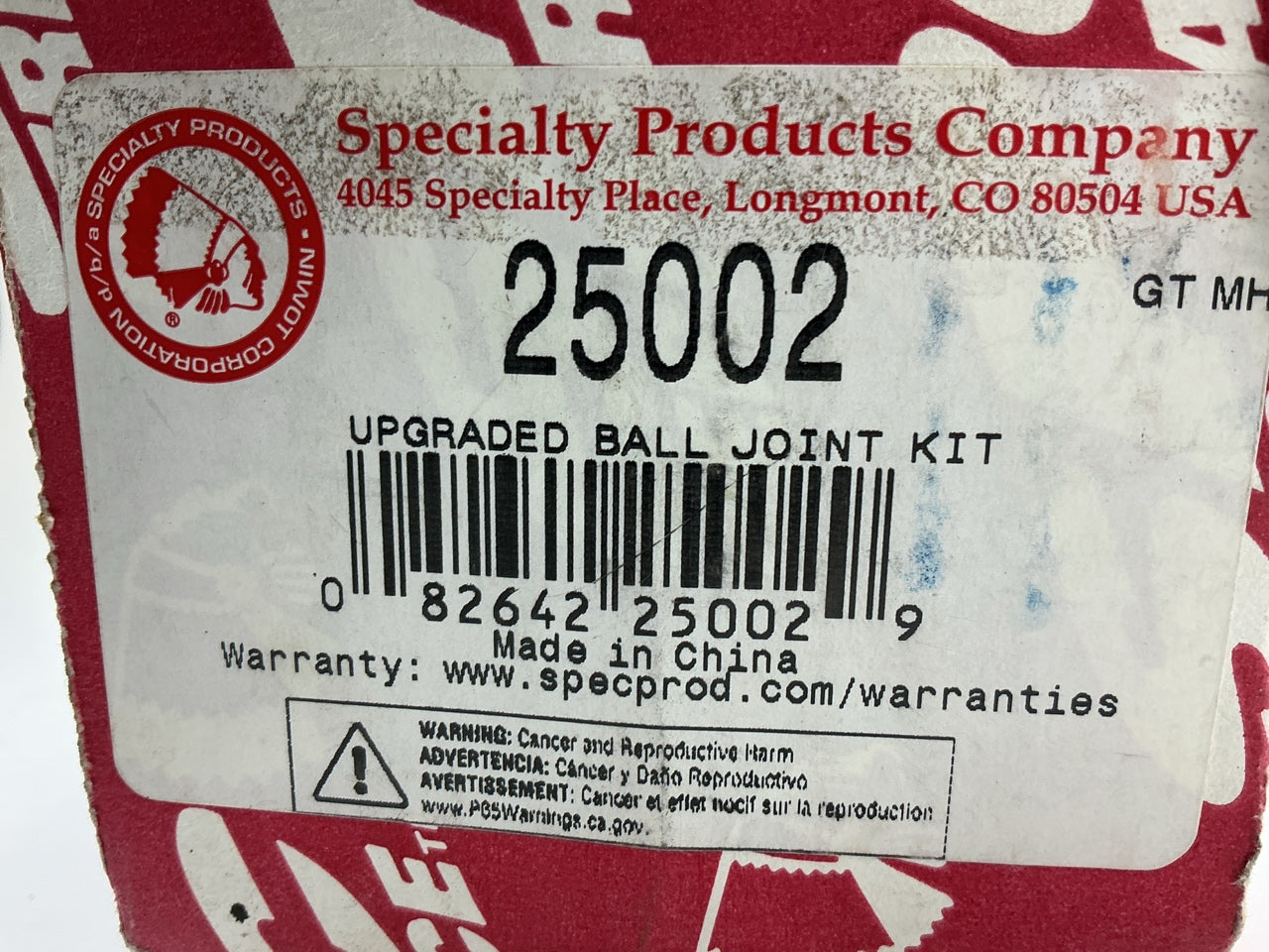 Specialty Products 25002 Replacement Upper Arm Ball Joints - Upgraded Version