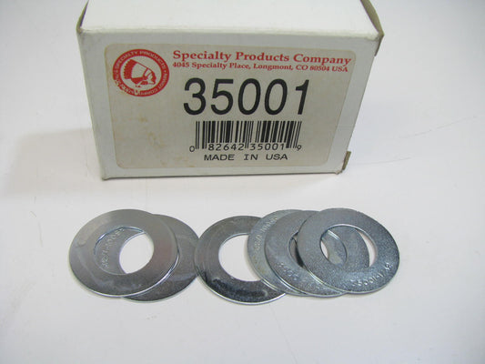 Specialty Products 35001 Alignment Shims 1/32'' - 6/Pack