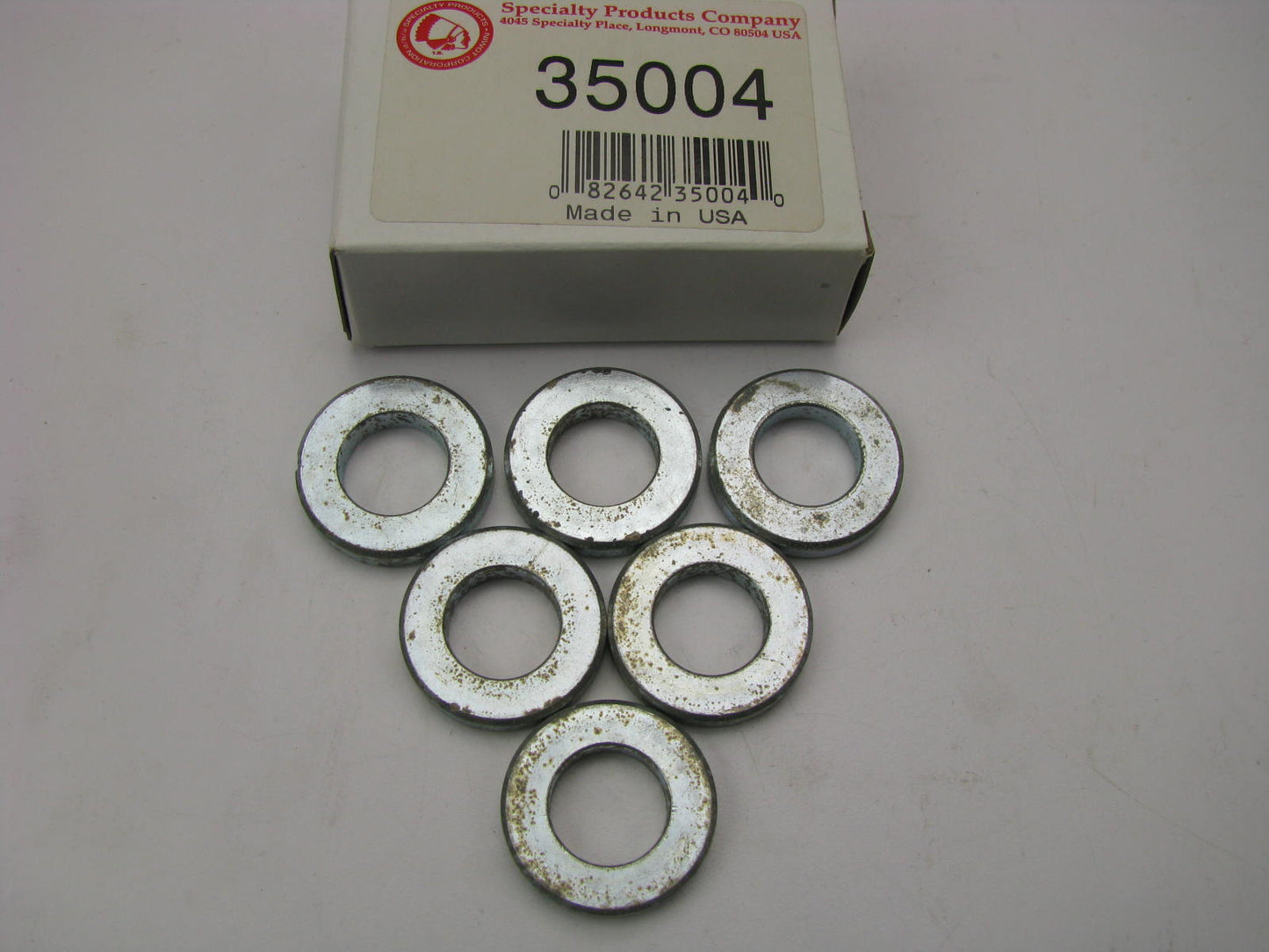 Specialty 35004 Alignment Shim For Tandem Kenworth Air Glide 1/4'' Thick 6/Pack
