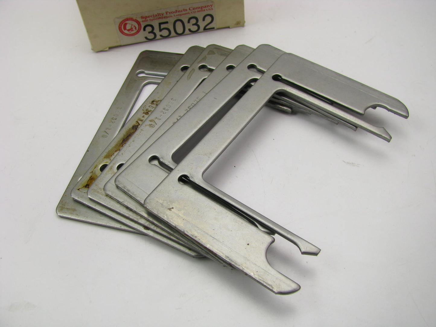 Specialty 35032 Angle & Toe Alignment Shim For Volvo Tandem - 1/8'' Thick 6/Pack