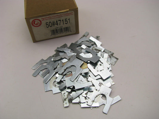Specialty Products 47151 Caster Camber Shims 1/32'' Thick - 5/8'' Opening 50/Pack