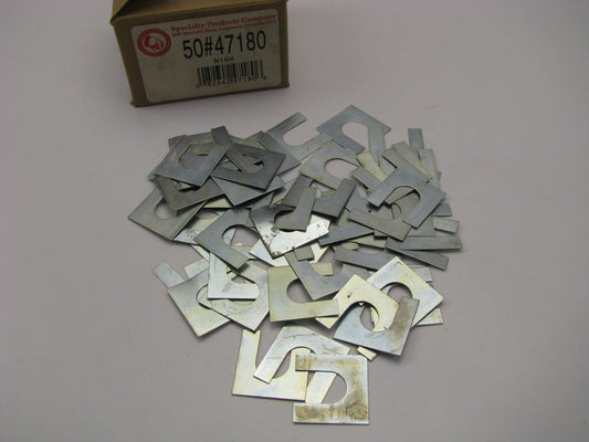 Specialty Products 47180 Caster Camber Shims 1/64'' Thick - 1/2'' Slot 50/Pack