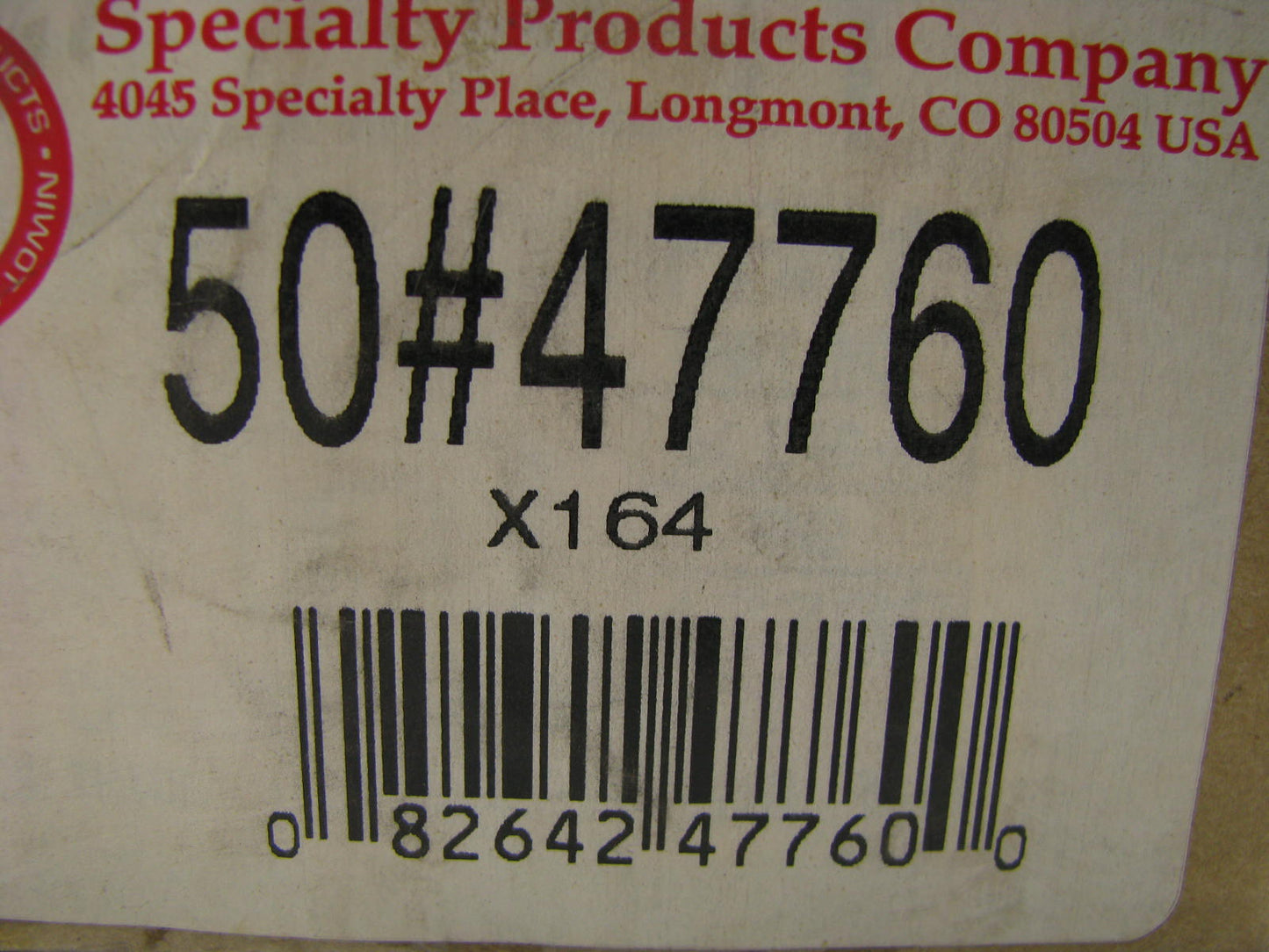 Specialty Products 47760 Caster Camber Shims 1/64'' Thick - 7/16'' Opening 50/Pack