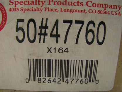 Specialty Products 47760 Caster Camber Shims 1/64'' Thick - 7/16'' Opening 50/Pack