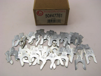 Specialty Products 47761 Caster Camber Shims 1/32'' Thick - 7/16'' Opening 50/Pack