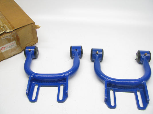 SPC Blue Front Upper Performance Adjustable Control Arms For 1996-2000 Civic