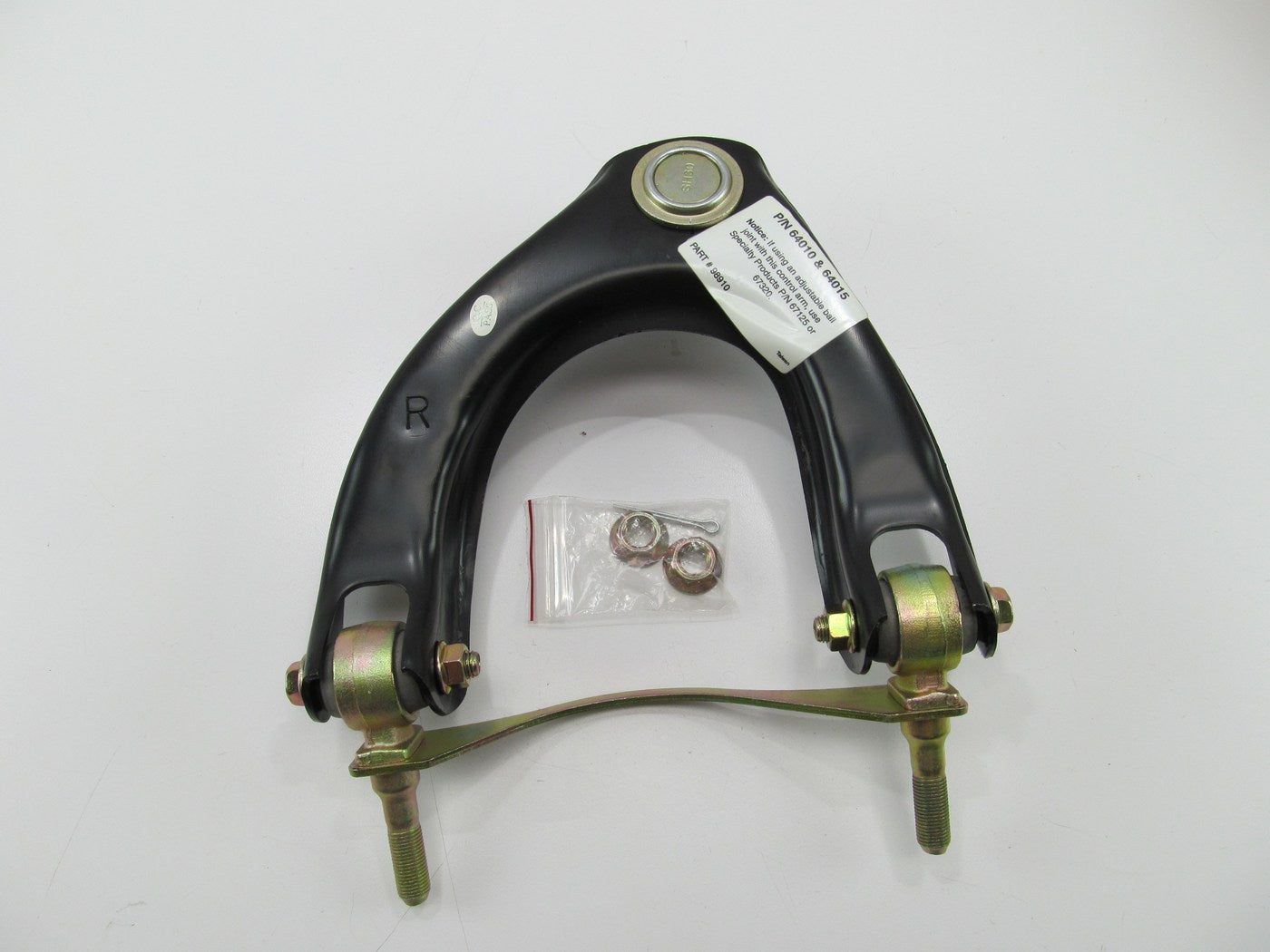 Specialty Products 64010 Front Right Upper Control Arm For 1988-1991 Honda Civic