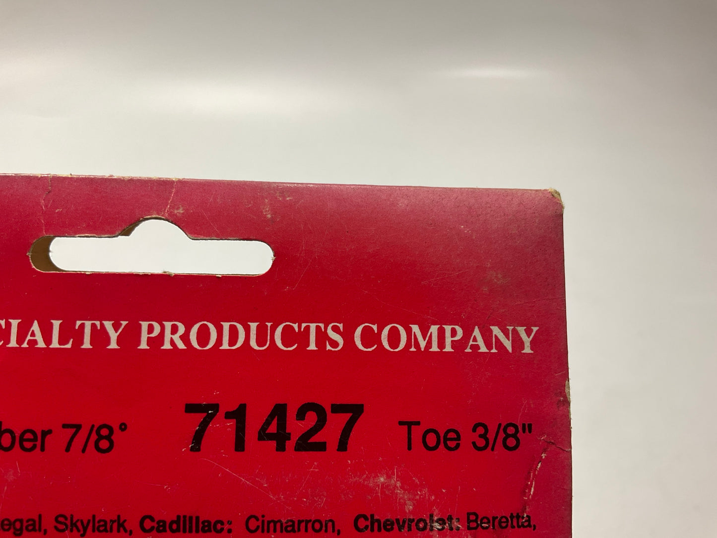 (2) Specialty 71427 Rear Camber Toe Adjuster Shim, 7/8° Camber, 3/8'' Toe