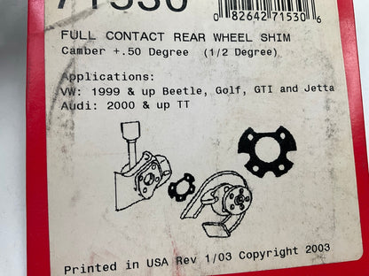 Specialty Products 71530 Rear Alignment Camber Adjuster Shim, 1 Degree