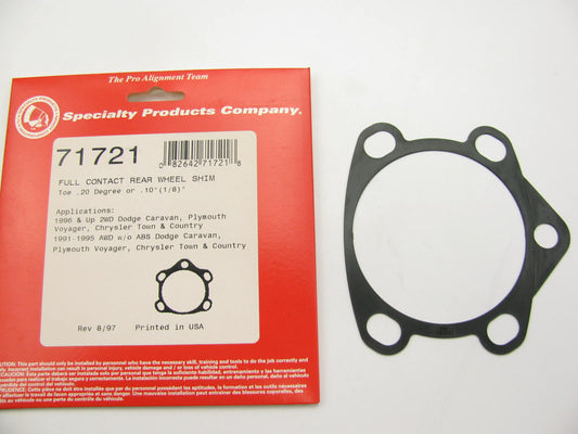 Specialty Products 71721 .20 Degree Rear Toe Alignment Adjustment Shim