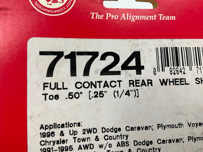 (2) Specialty Products 71724 Camber Alignment Shim