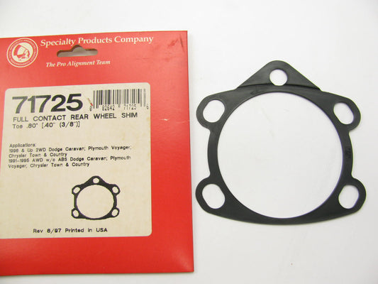 Specialty Products 71725 Rear Toe Adjustment Alignment Wheel Shim