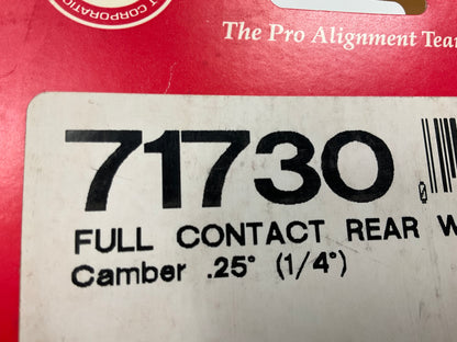 (2) Specialty Products 71730 Rear Camber Adjustment Wheel Shim - 1/4 Degree