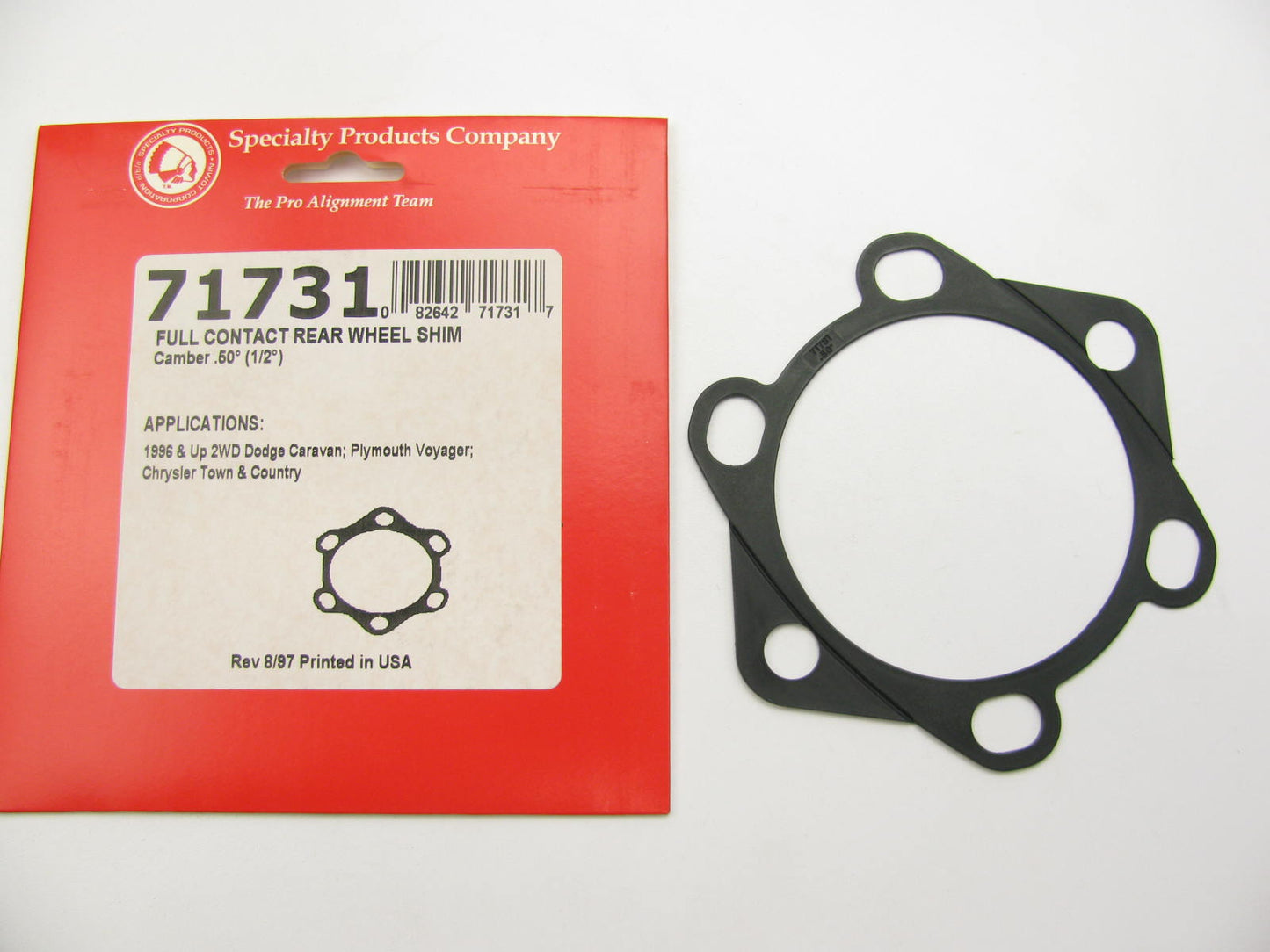 Specialty Products 71731 Rear Camber Alignment Adjustment Wheel Shim