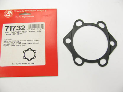 Specialty Products SPC 71732 .75 Degree REAR Camber Adjustment Shim
