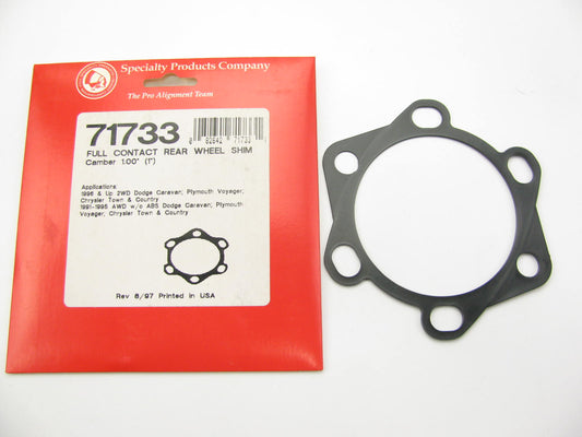 Specialty Products 71733 REAR Camber Adjustment Shim