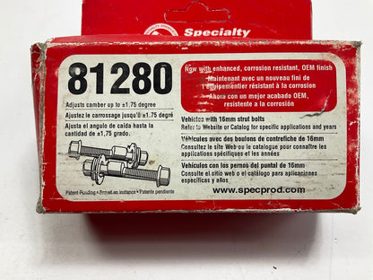 (2) Specialty 81280 Front Caster / Camber Bolt 16mm 1-3/4 Degree Adjustment